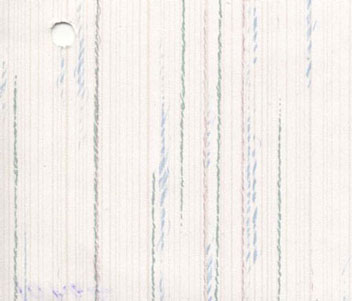 Dollhouse Miniature Pre-pasted Wallpaper, Multi Colored Stripes